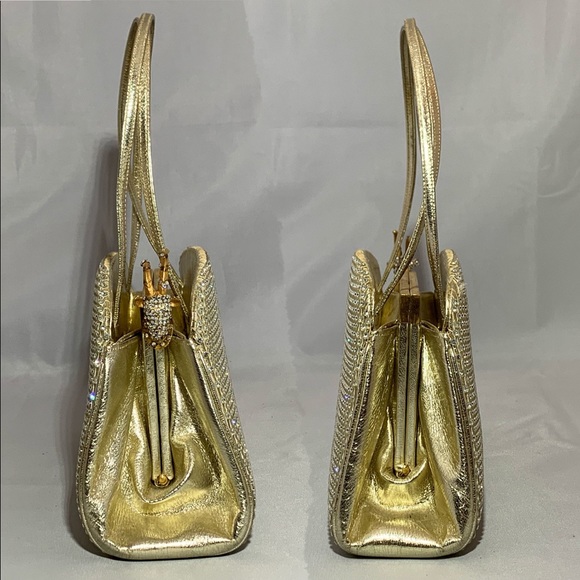 💎RARE💎Vintage Rhinestone Ram Bag - Picture 2 of 8